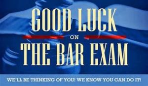 Good Luck on the Bar Exam