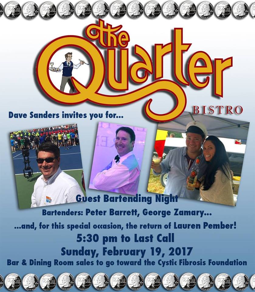 Good time for a Great Cause – Please join me Sunday, February 19th in support of the Cystic Fibrosis Foundation